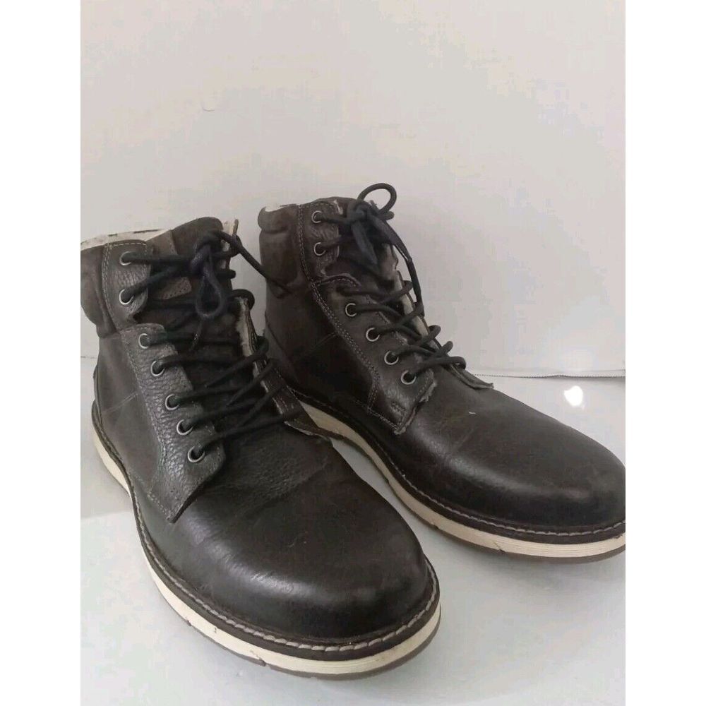 Leather Ankle Boots Lace Up‎ Casual Comfort Winter Shoes